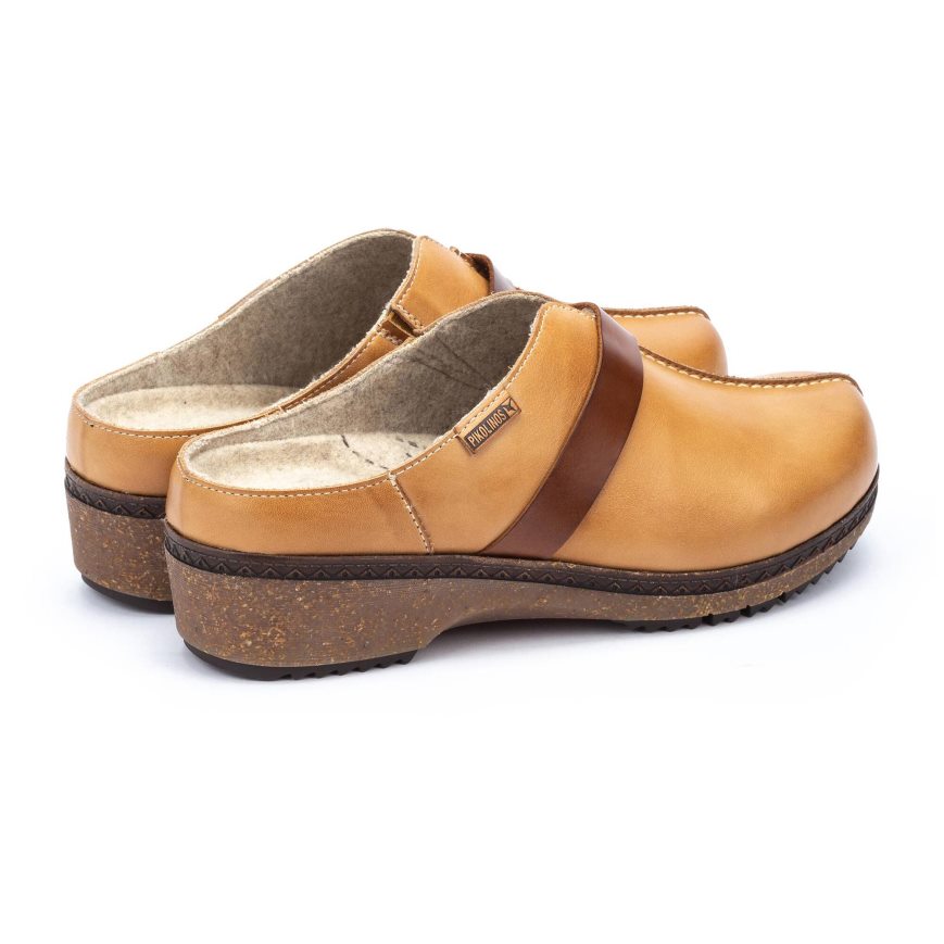 Women's Pikolinos GRANADA Clogs Brown | NZ RA29371